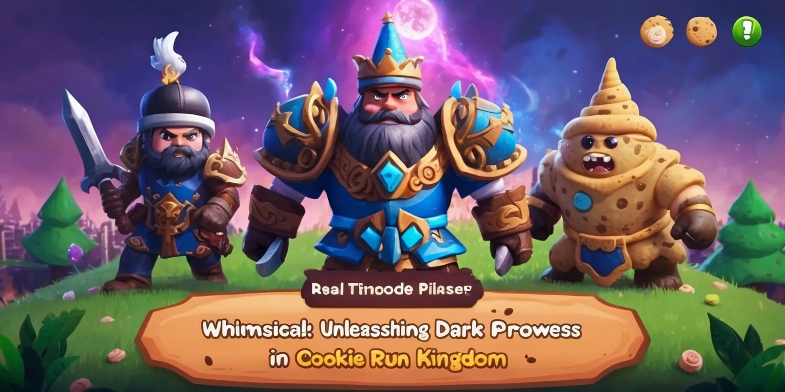 Whimsical Warfare: Unleashing Dark Prowess in Cookie Run Kingdom