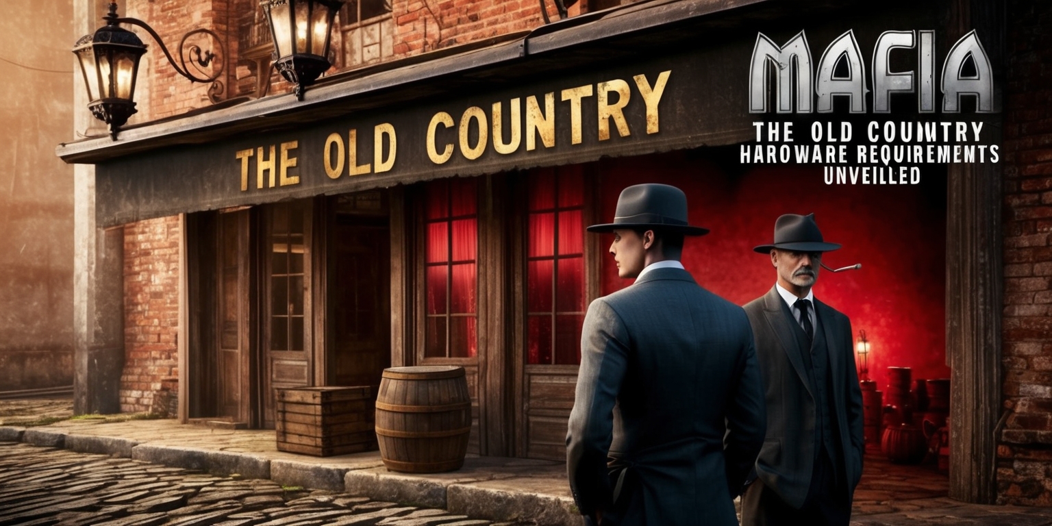 Mafia: The Old Country Hardware Requirements Unveiled