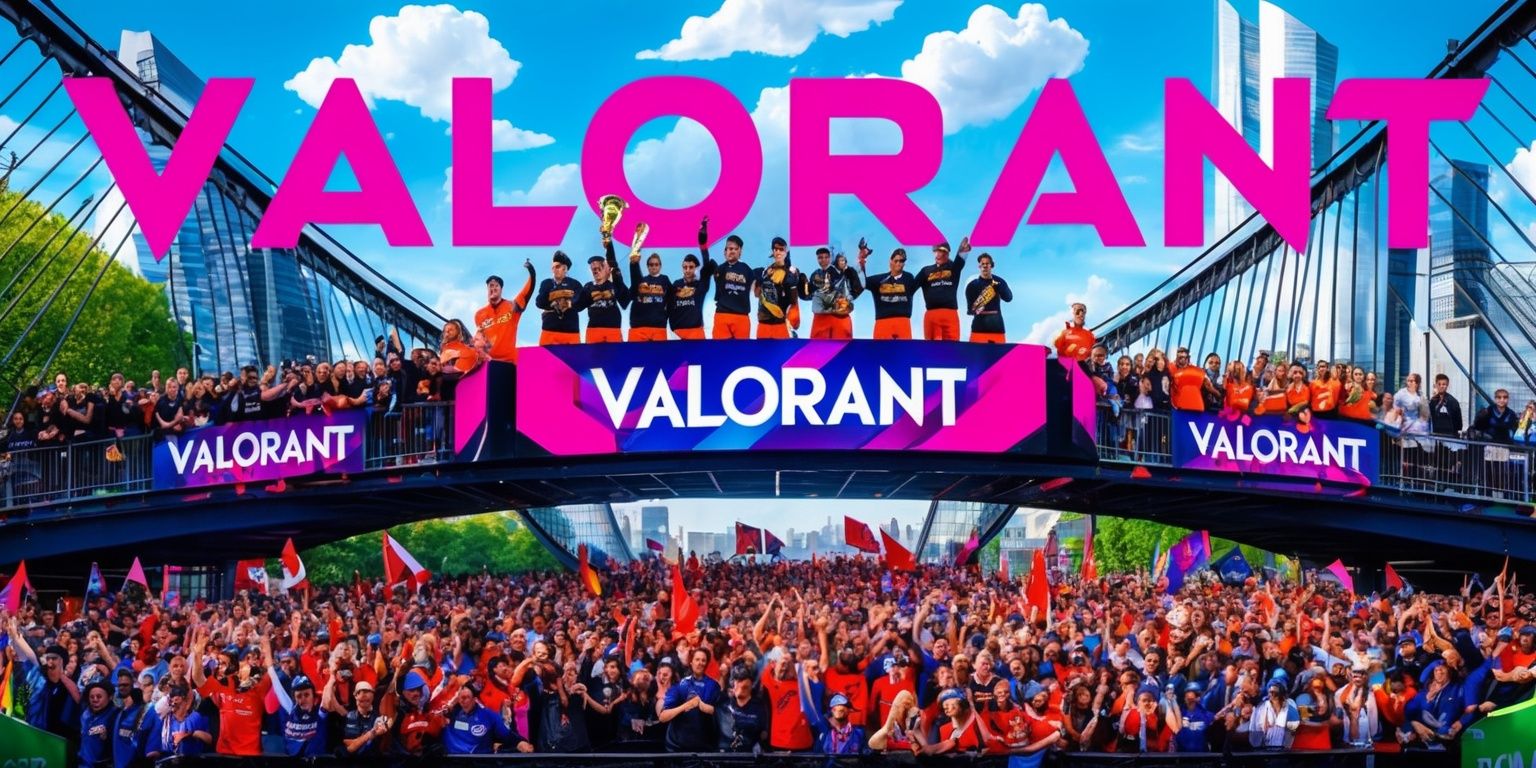 Champions and Cheers: Valorant Takes Over London's Hackney Bridge